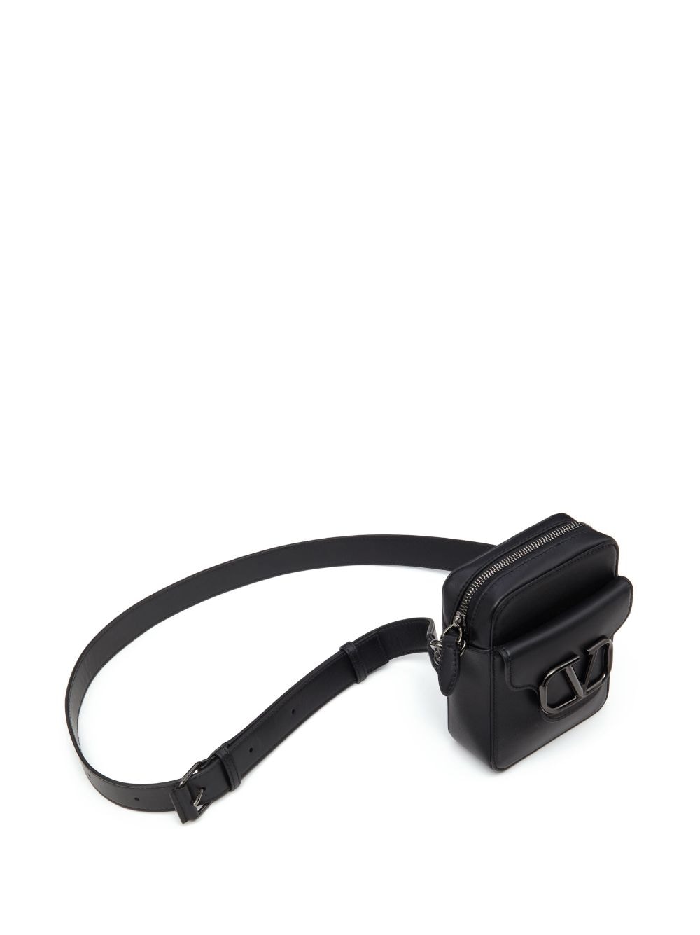 VALENTINO GARAVANI Mini Elegant Leather Crossbody Bag for Men