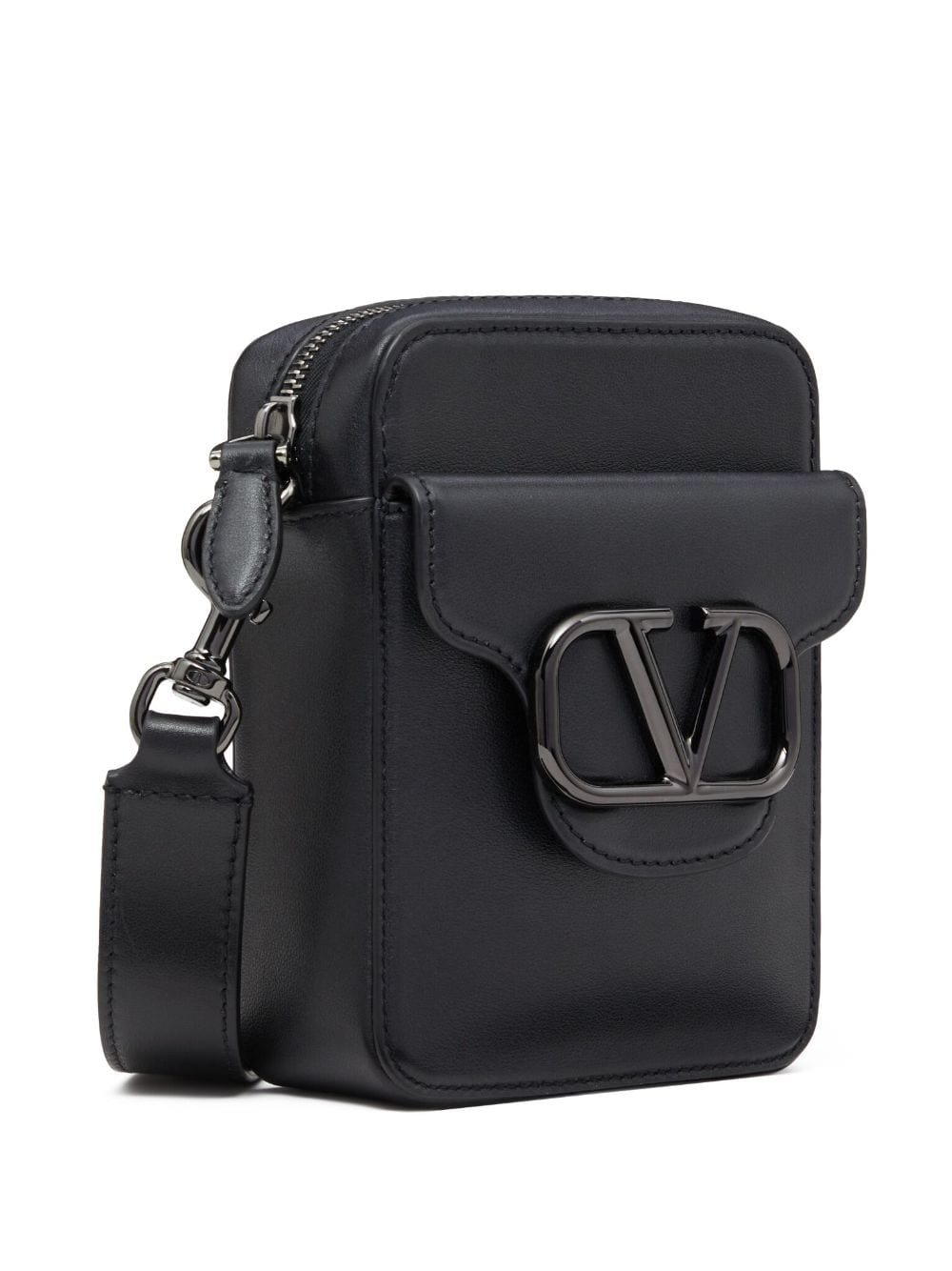 VALENTINO GARAVANI Mini Elegant Leather Crossbody Bag for Men