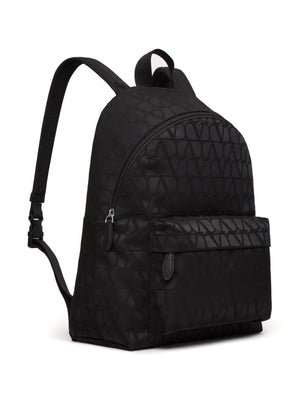 VALENTINO Luxurious Vlogo Leather Backpack