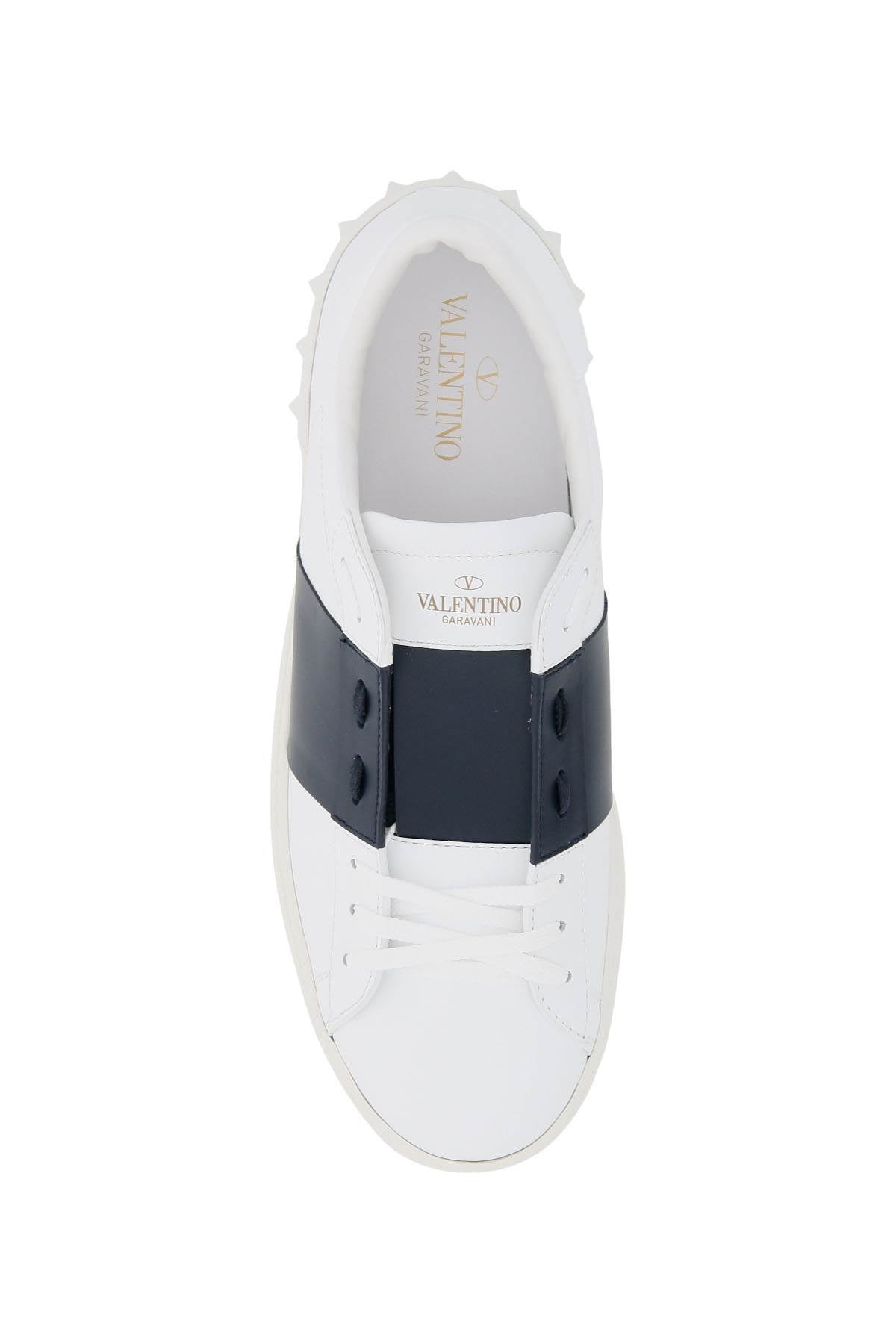 VALENTINO GARAVANI Men's Open Leather Sneakers