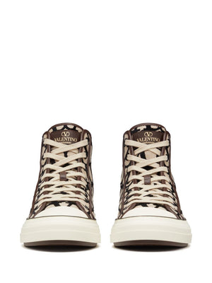 VALENTINO GARAVANI Beige Men's Sneakers for 2024 Season