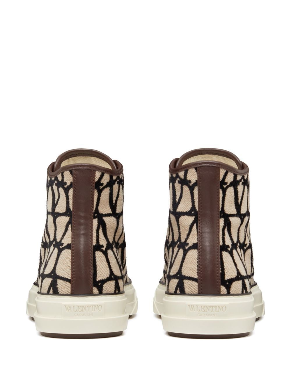 VALENTINO GARAVANI Beige Men's Sneakers for 2024 Season