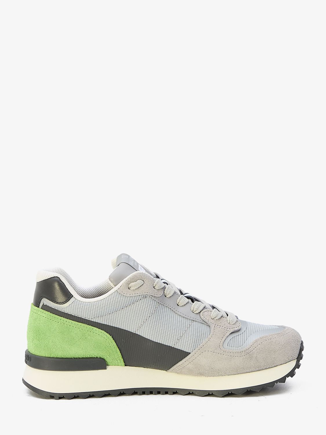 VALENTINO GARAVANI Grey Low-Top Sneakers with VLogo Detail for Men