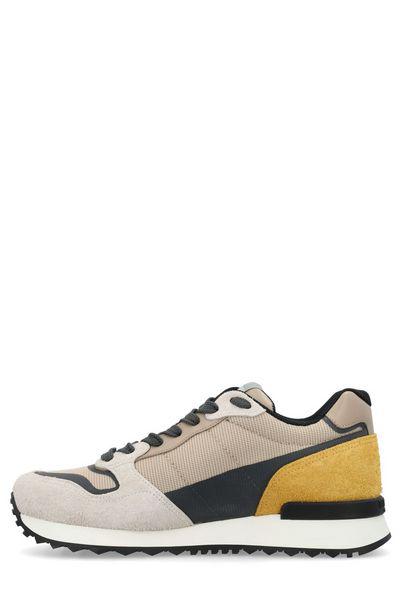 VALENTINO GARAVANI Grey Low-Top Sneakers with VLogo Detail for Men