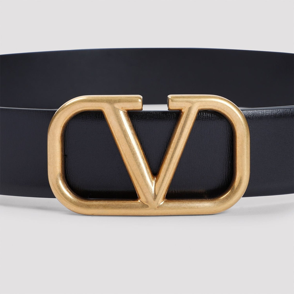 VALENTINO GARAVANI Signature VLogo Brushed Leather Belt, 4cm