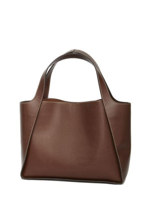Perforated Tote Handbag for Women - Brown FW23