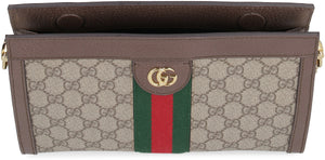 GUCCI Mini GG Supreme Shoulder Handbag with Chain Strap