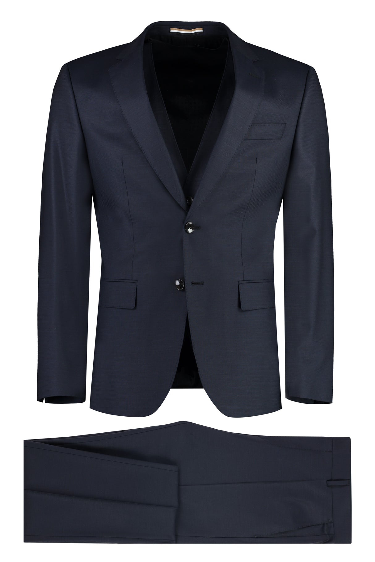 Three-Piece Wool Suit for Men (Blue)