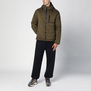 CANADA GOOSE Military Green Padded Lodge Hoodie Jacket for Men