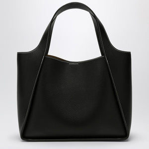 STELLA MCCARTNEY Elegant Black Logo Shoulder Handbag