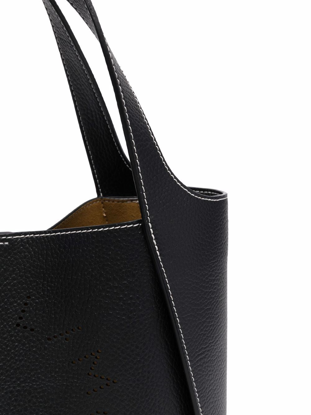 Túi đeo vai Stella Logo đen dành cho phụ nữ - bộ sưu tập FW23