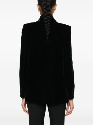 SAINT LAURENT Velvety Classic Blazer for Women