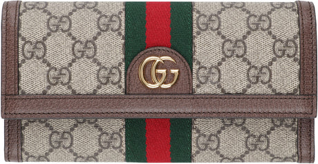 GUCCI Mini Flap Wallet with Web Detailing