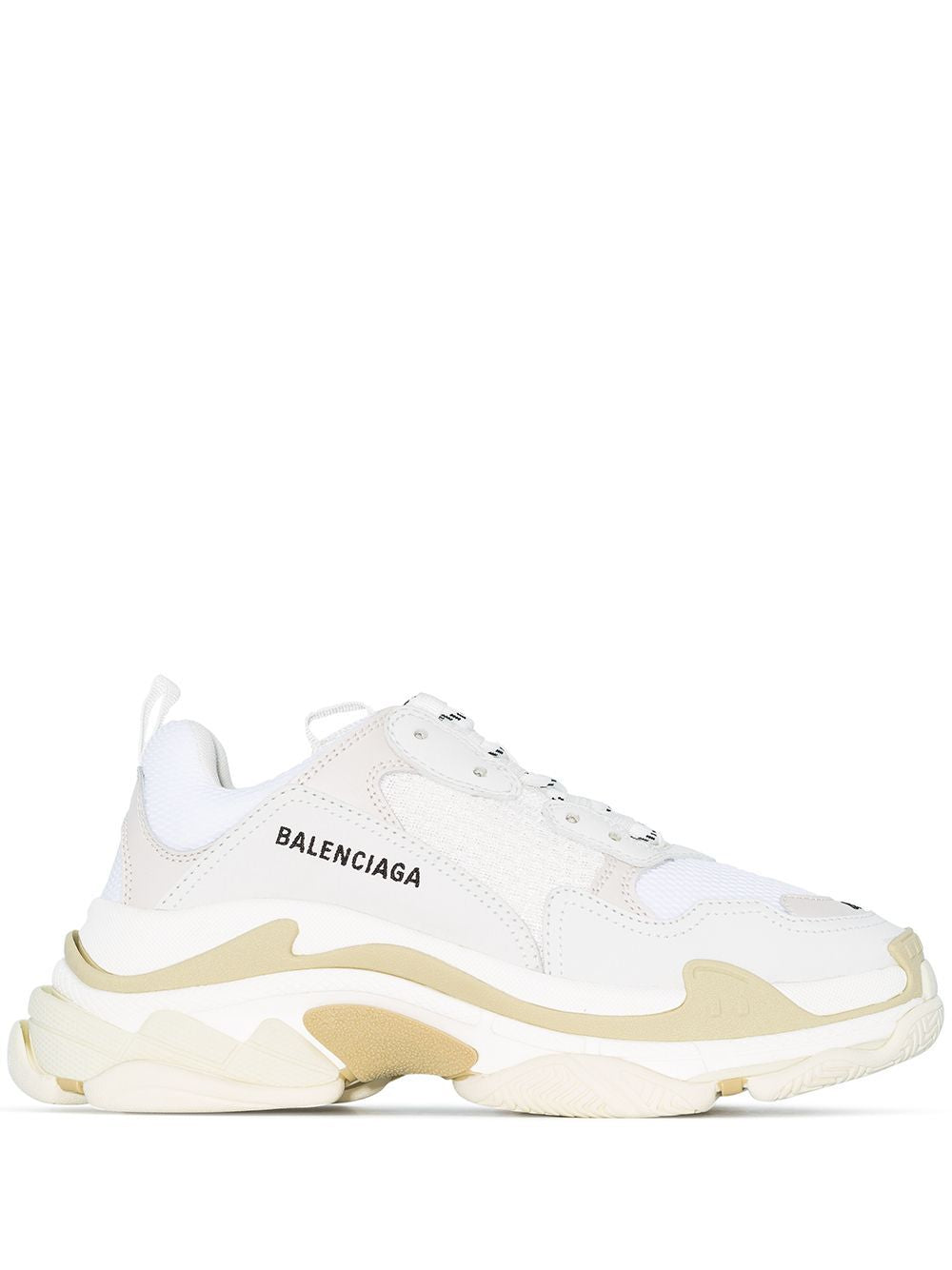 BALENCIAGA Chunky Sole Mesh Sneaker for Women in White