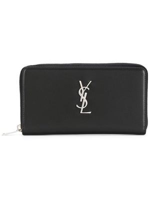 Classic Black Zip Wallet for Women - FW23 Collection