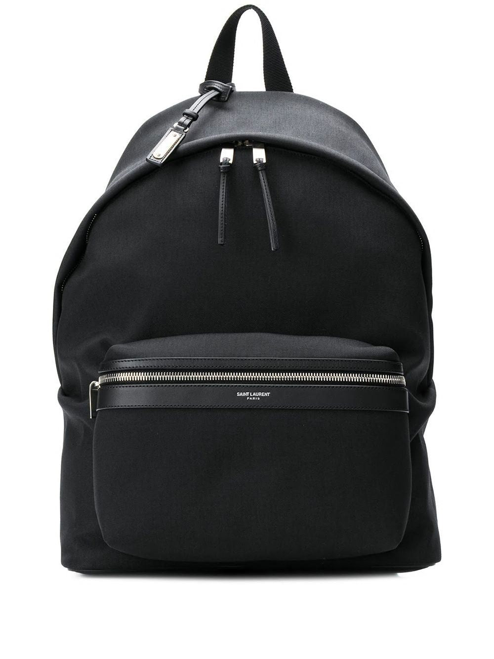 حقيبة ظهر سوداء مع شعار للرجال من مجموعة SS23 الأصلية