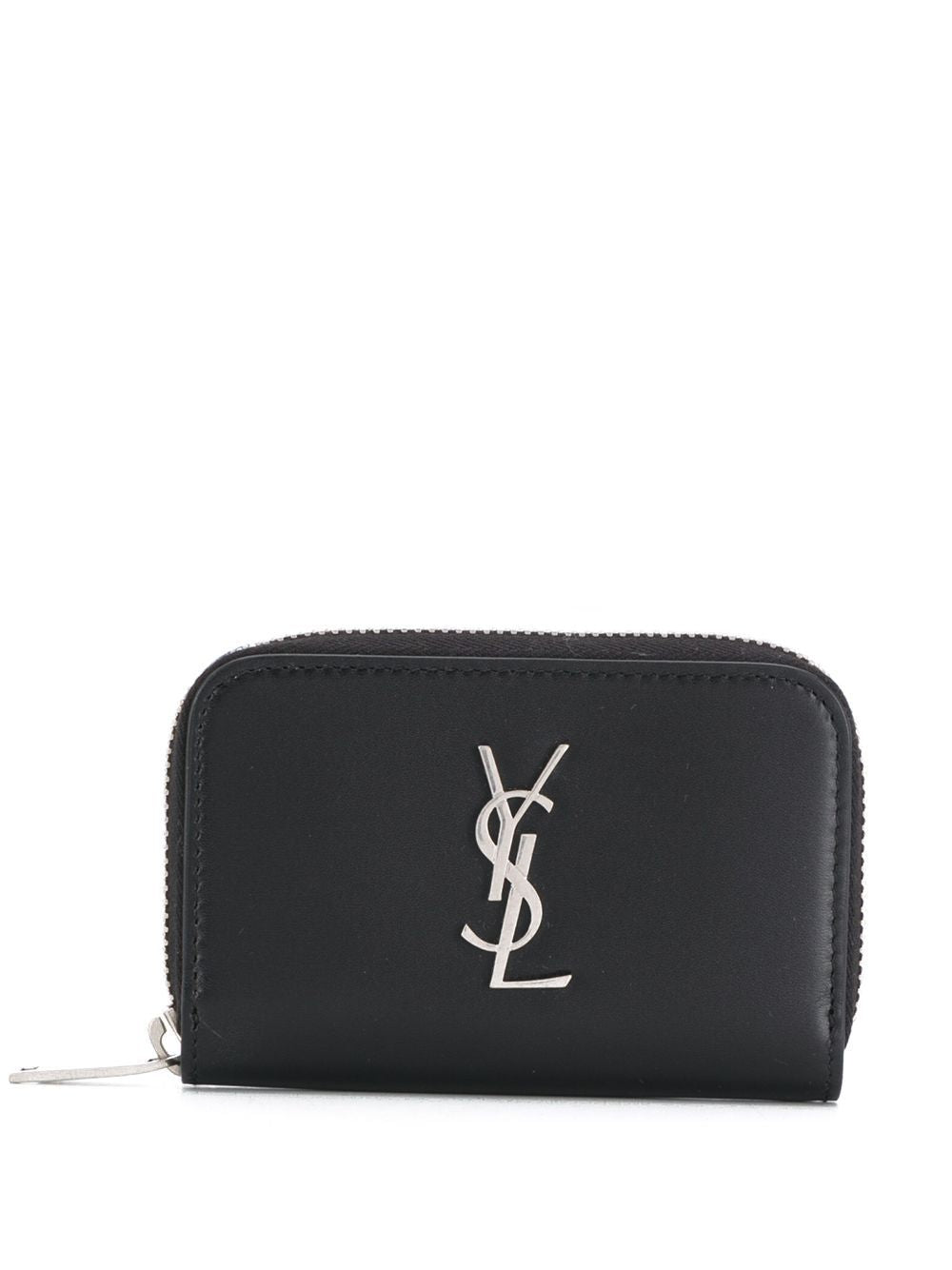 SAINT LAURENT Classic Black Calfskin Wallet for Men