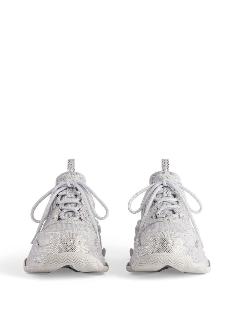 BALENCIAGA Men's Crystal Triple S Sneakers