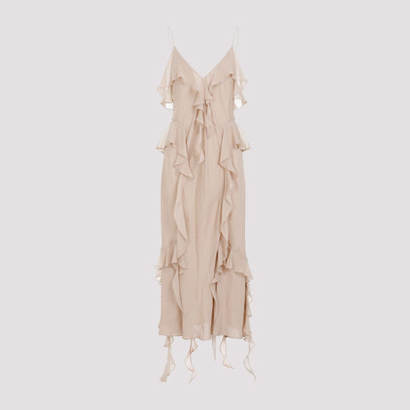 SS24絲質裙-裸色與中性色調