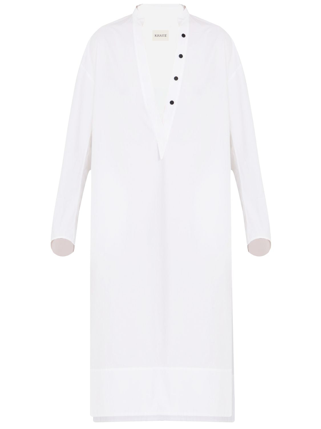 白色棉質連衣裙 - 2024 春夏系列