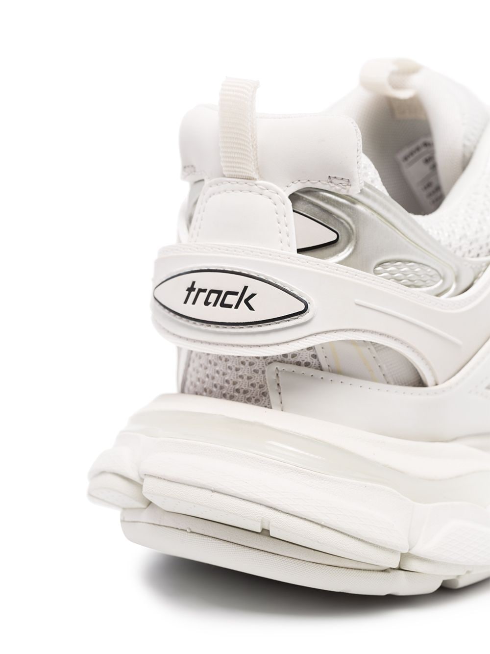 White High-Performance Track Sneakers for Men