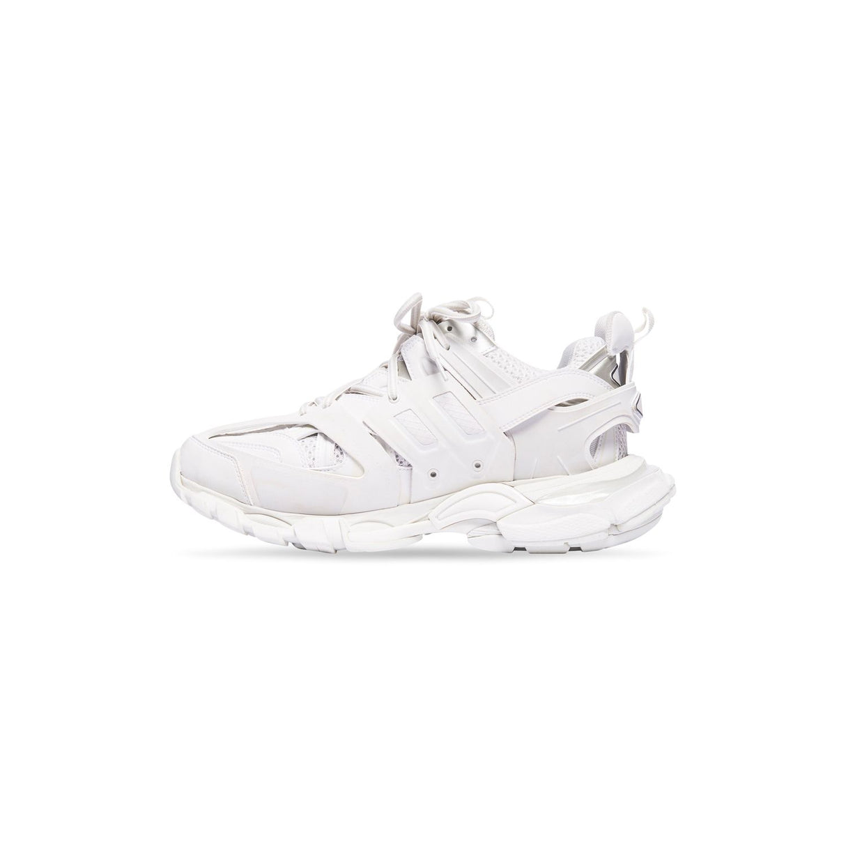 White Raffia Track Lace-Up Sneakers for Women - FW23 Collection