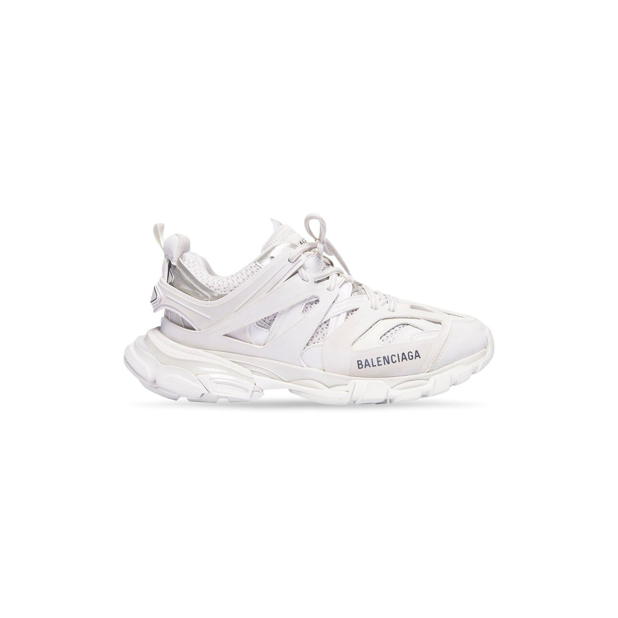 White Raffia Track Lace-Up Sneakers for Women - FW23 Collection