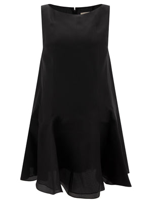 KHAITE Elegant Silk A-Line Mini Dress