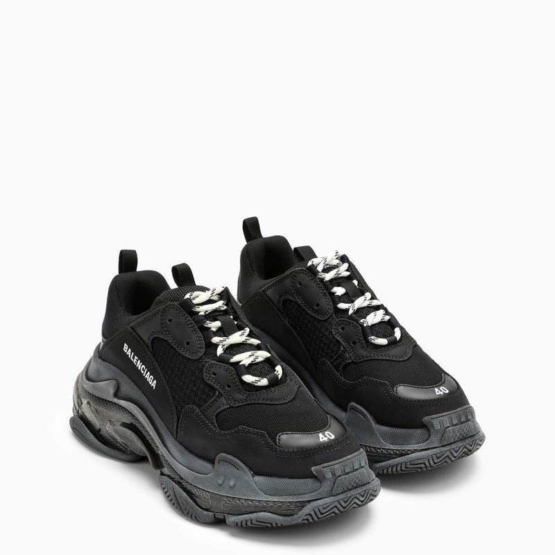 女款黑色Balenciaga Triple S運動鞋 - FW23