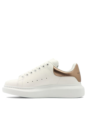 Oversized Leather Sneaker for Women in Oro Rosa by a Popular Designer