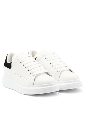 Women's White Oversized Lace-Up Sneakers