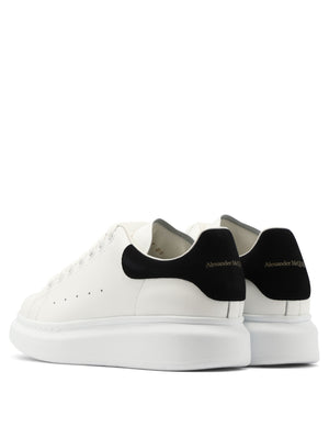 Women's White Oversized Lace-Up Sneakers