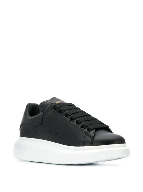ALEXANDER MCQUEEN Fashion Forward Black Lace-up Sneakers for Women - FW23 Collection