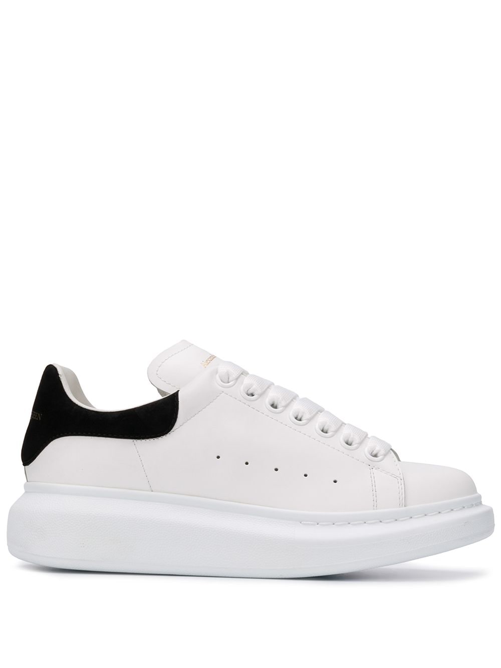 Women's White Oversized Lace-Up Sneakers