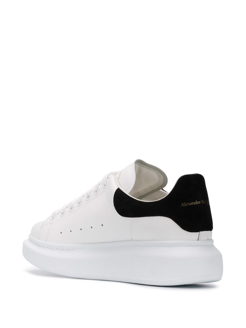 Women's White Oversized Lace-Up Sneakers