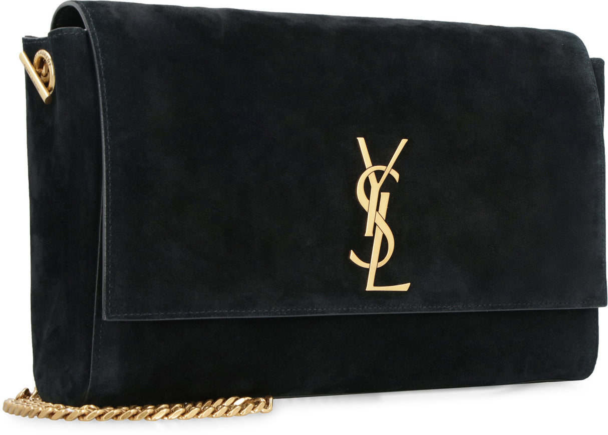 SAINT LAURENT Reversible Medium Handbag with Chain Strap - 28.5x20x6 CM