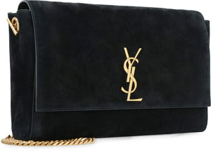 SAINT LAURENT Reversible Medium Handbag with Chain Strap - 28.5x20x6 CM