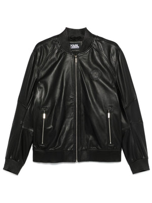 KARL LAGERFELD Men's Leather Jacket - FW24