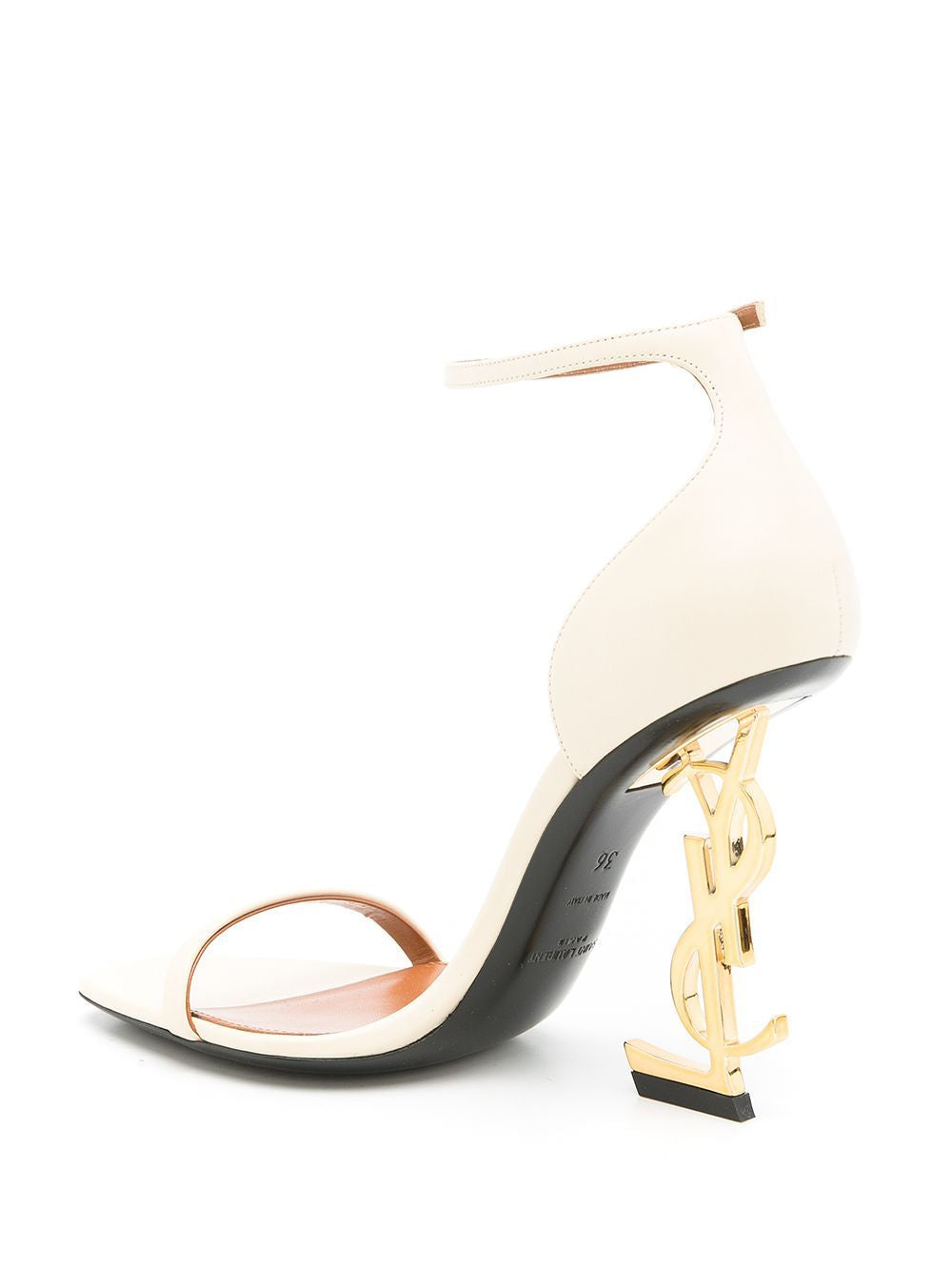 SAINT LAURENT Stylish Real Beige Sandals for Women