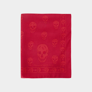 ALEXANDER MCQUEEN Skull Chiffon Scarf