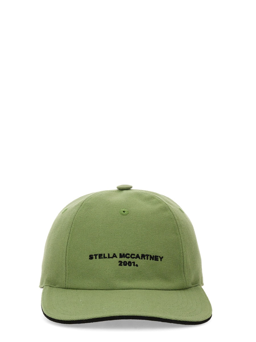 STELLA MCCARTNEY Classic Embroidered Baseball Hat with Hard Visor