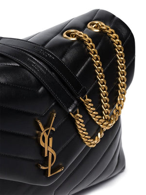 SAINT LAURENT Stylish Black Lou Lou Shoulder Handbag for Women - Carry All Your Essentials in Style