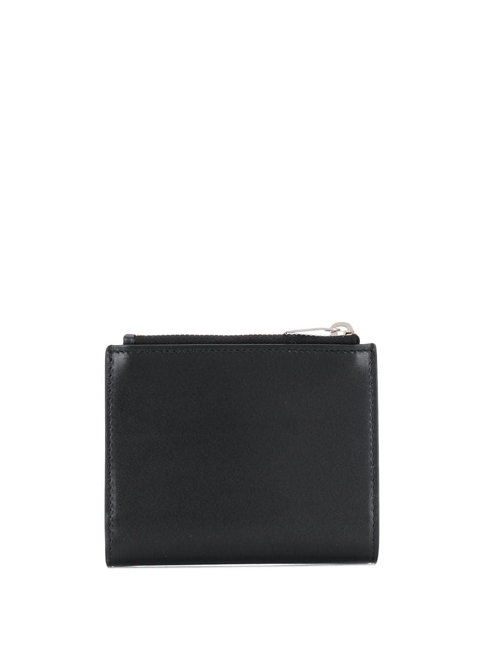 SAINT LAURENT Classic Black Leather Wallet for Men - Season FW22