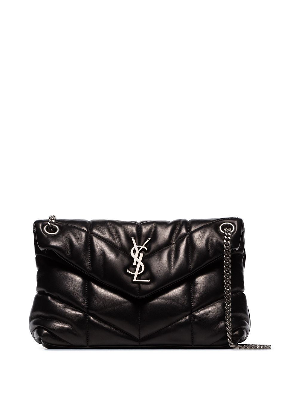 SAINT LAURENT Mini Luxe Puffer Handbag