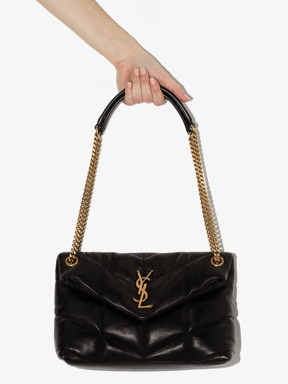 SAINT LAURENT Loulou Mini Shoulder Handbag