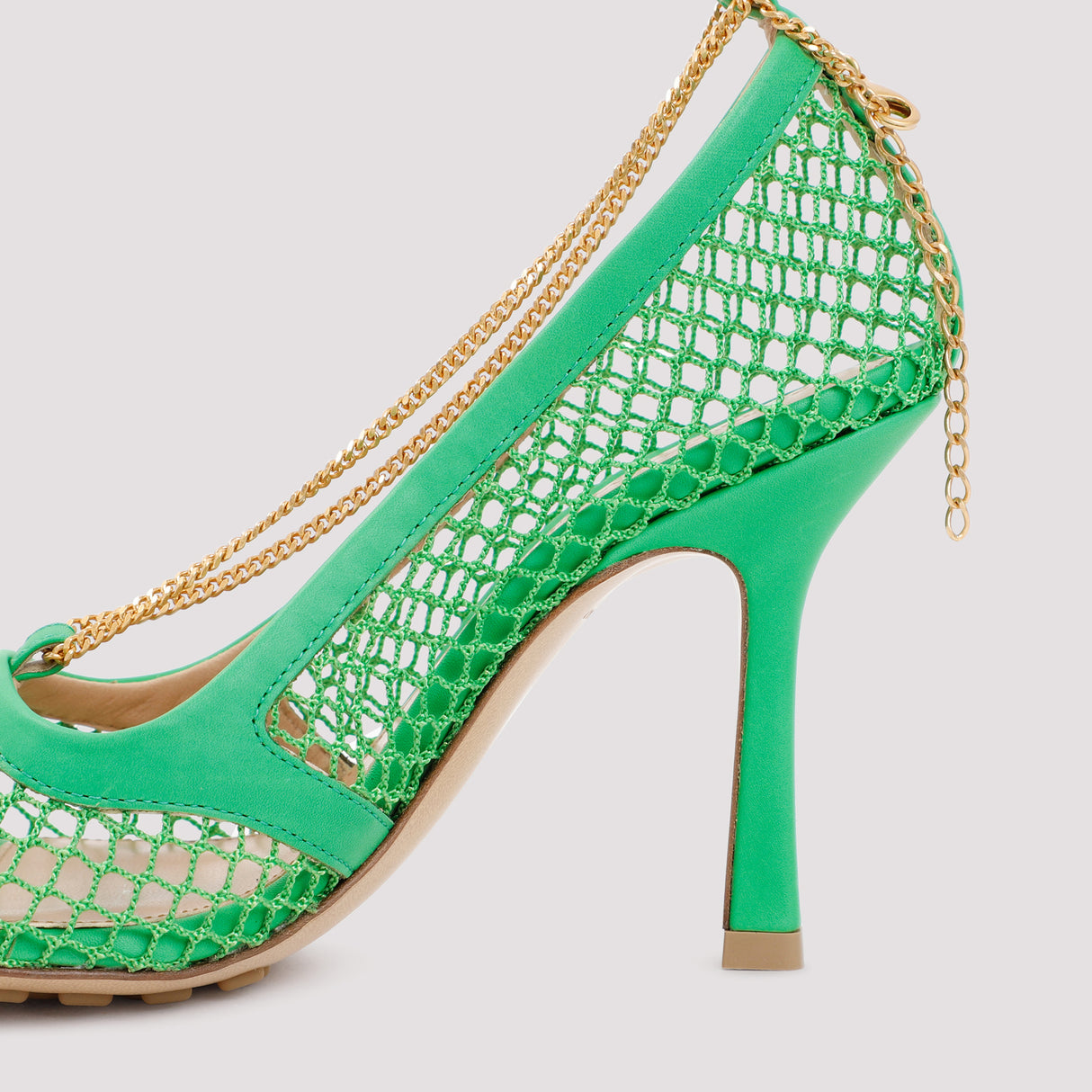 Green Leather Pumps - 2024秋冬コレクション