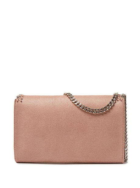 Blush Pink Faux Leather Falabella Crossbody Handbag