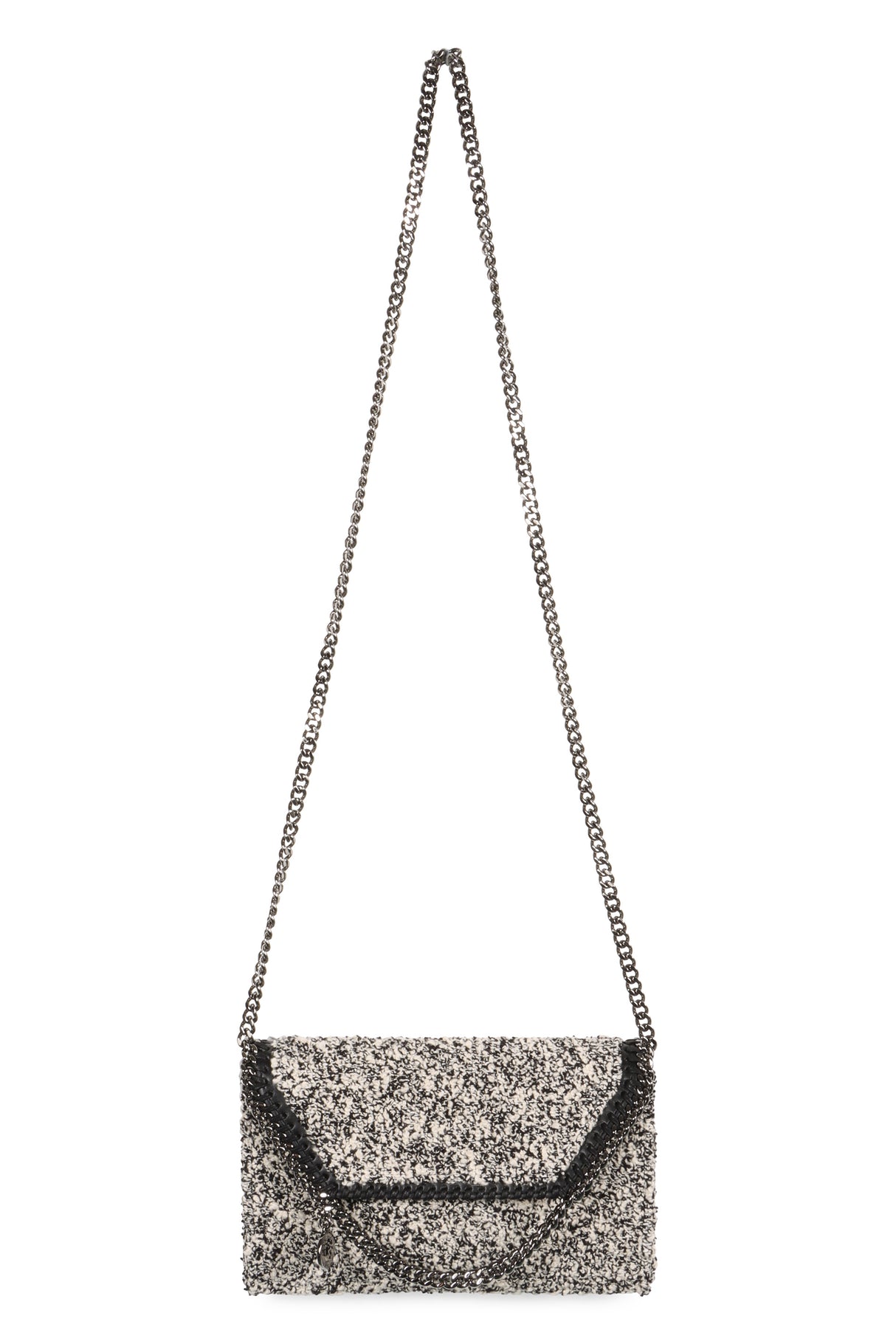 STELLA MCCARTNEY Stylish and Sustainable Knit Crossbody Bag for Women in White