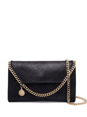 Black Mini Falabella Shoulder Handbag for Women - Sustainable and Stylish