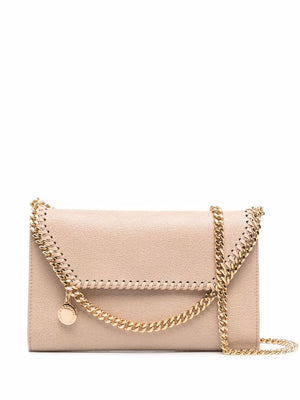 STELLA MCCARTNEY Chic Beige Mini Crossbody with Eco-Conscious Design